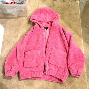 Pink Bomber Coat